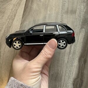 porsche cayenne turbo toy model car Black. Self Propelling Actually Drives